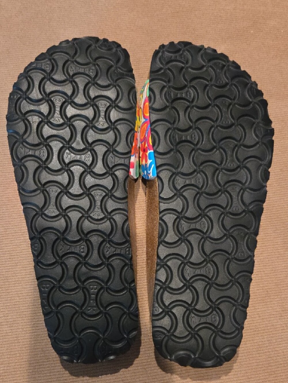 Papillio by Birkenstock Size 39 Suede Footbed Madrid Sandal - Picture 3 of 6
